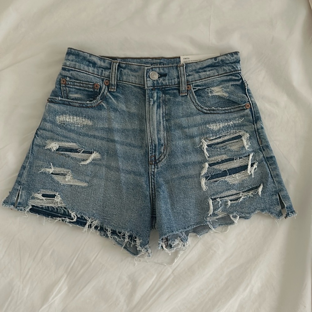 American Eagle Highest Rise '90s Boyfriend Short 0/25W - Picture 1 of 3